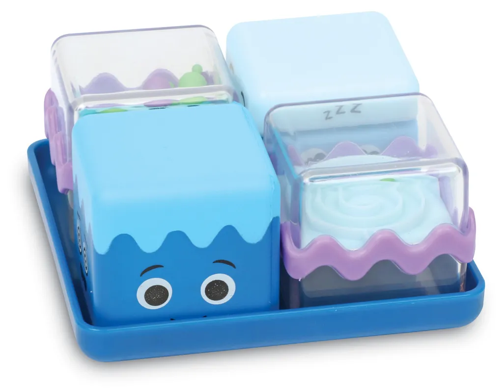 Learning Resources Cubes Sensoriels Cool Down Set de 4 Fidgets Calme