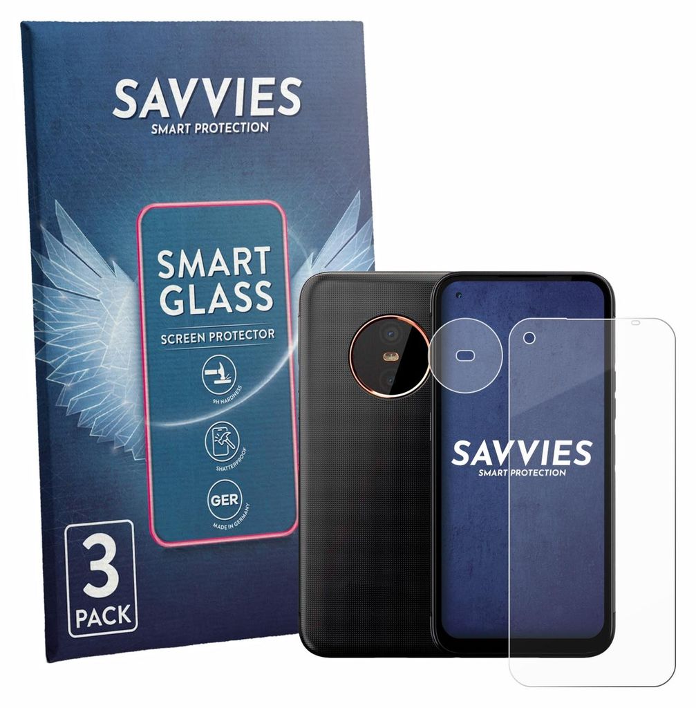 3x Savvies Schutzglas Folie für Gigaset GX6 Pro Produktbild 