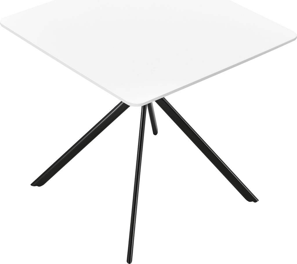 [en.casa] Esstisch - Weiß 78x78x75cm -  Küchentisch Produktbild 