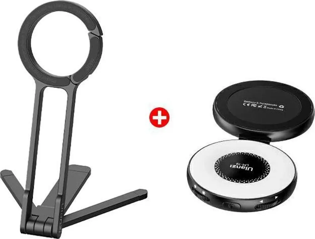 Ulanzi MA30 Nero: Supporto Magnetico Bifacciale per Content Creator