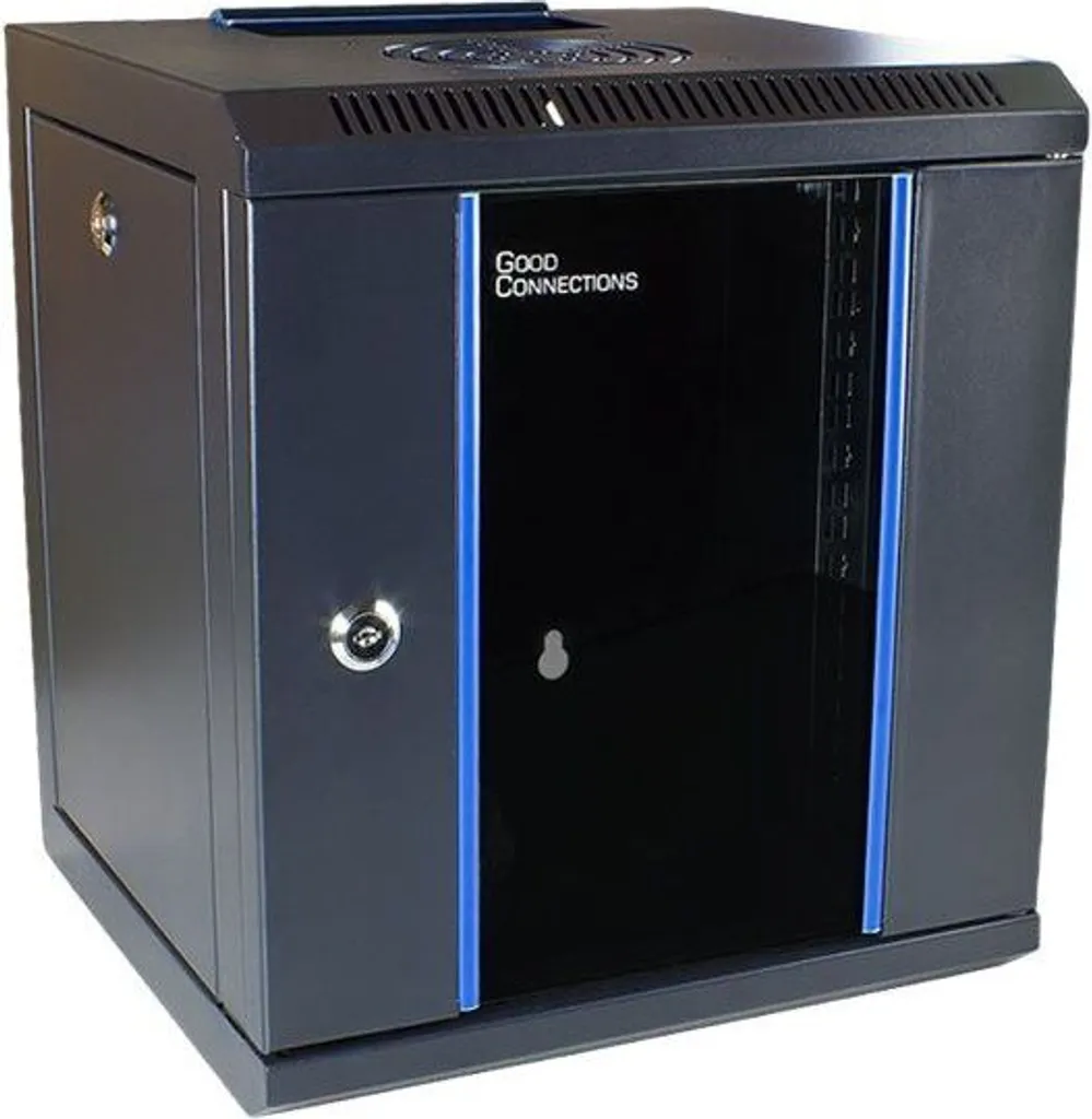 Armadio Rack 10" 6HE Nero Good Connections 312x300mm | Networking Professionale