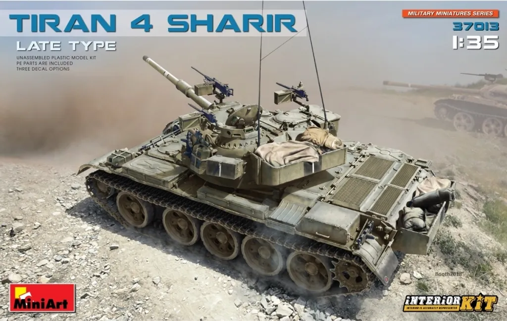 Tiran 4 Sharir Late 1:35 MiniArt Kit de Modélisme Intérieur Détaillé
