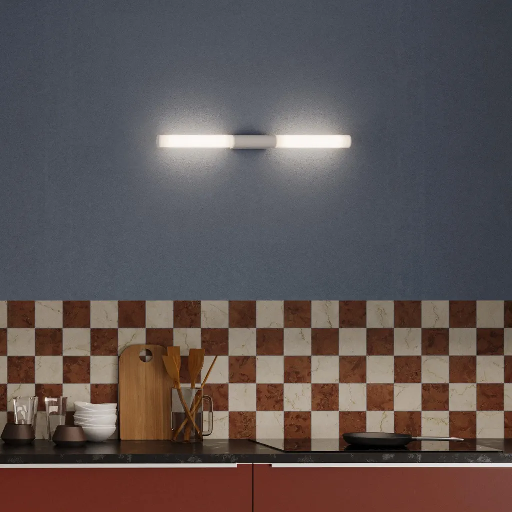 Applique LED Sticks orientable pour éclairage modulable IP54 blanc mat