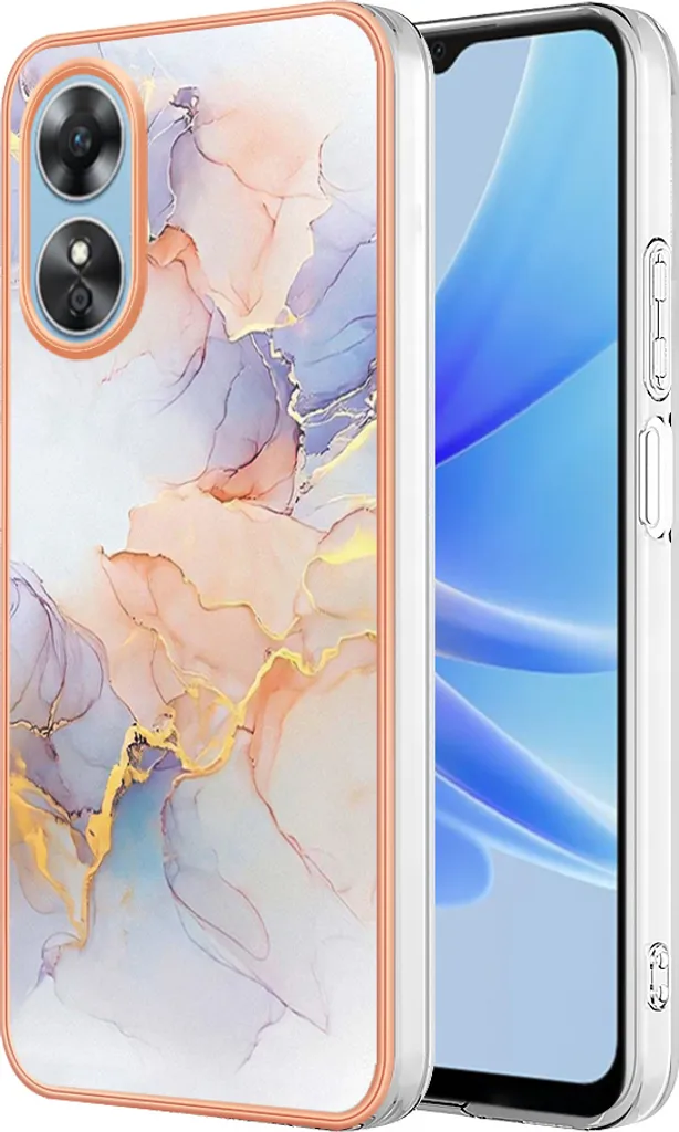 Custodia Oppo A17 Grigia in Silicone TPU - Protezione Antiurto Reale