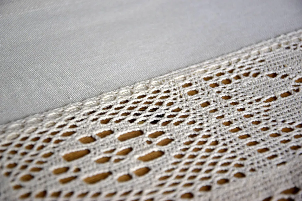 Tende Tirolesi Uncinetto 30x150 Naturale | Arredo Country Cucina - 6