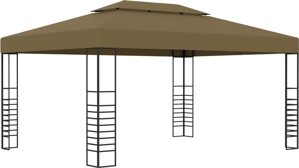 Pavillon 3x4 m Taupe 180 g/m²