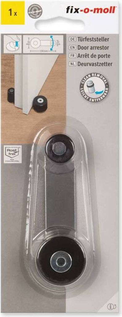 Türfeststeller Türpuffer schwarz fix-o-moll
