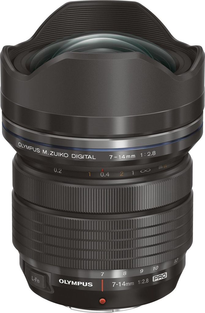 Olympus Objektiv 7-14mm f2,8 M.Zuiko PRO schwarz Produktbild 