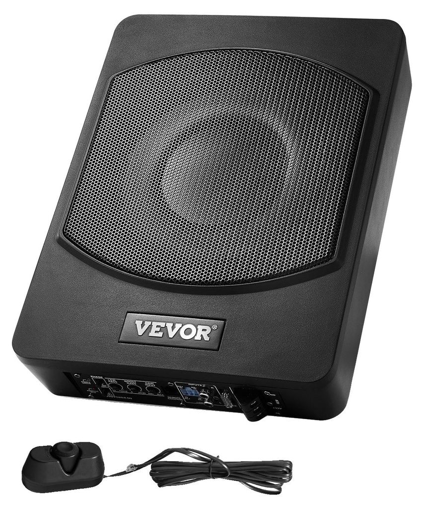 VEVOR auto-subwoofer, onder de stoel, 240W, 254 mm, Productafbeelding 
