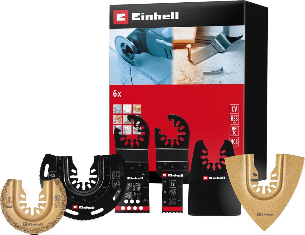 EINHELL Multi-Tool-Set, 708106, 6-teilig Produktbild 