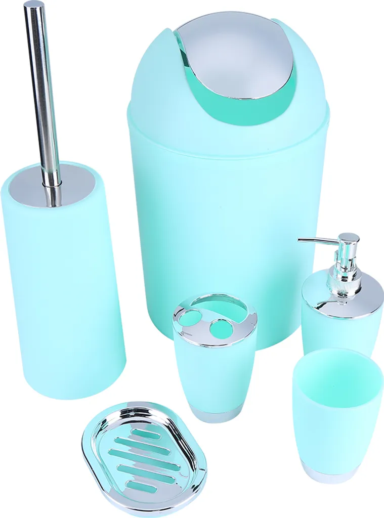 Ensemble d'accessoires de bain 6 pièces pour une décoration coordonnée