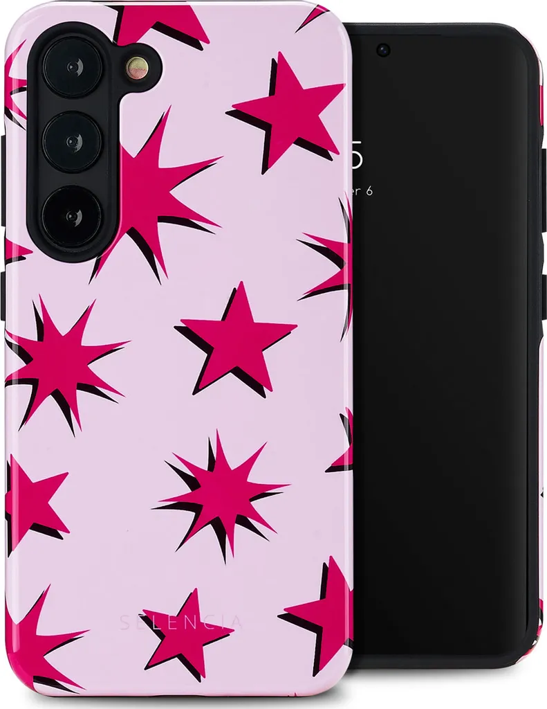 Custodia Selencia Vivid per Samsung S23 - Rosso Rubino e Rosa