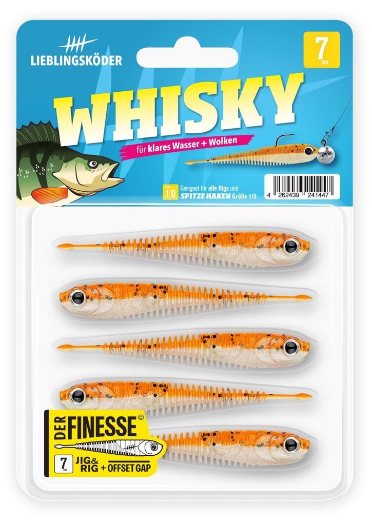 Lieblingsköder Der Finesse 7 cm Whisky Produktbild 