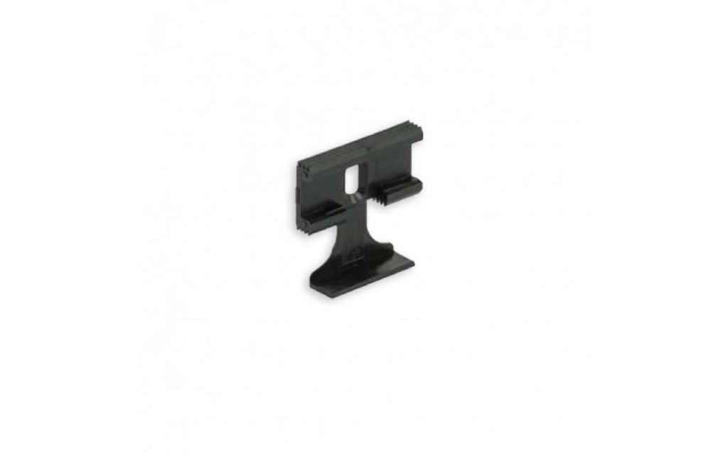 PROFI Sockelleisten Clip, 30 Stück, inklusive Schrauben und Dübel, für Profile 20x45 mm, 20x60 mm, 10x58 mm, verdeckte Kabelführung, Montagecli...