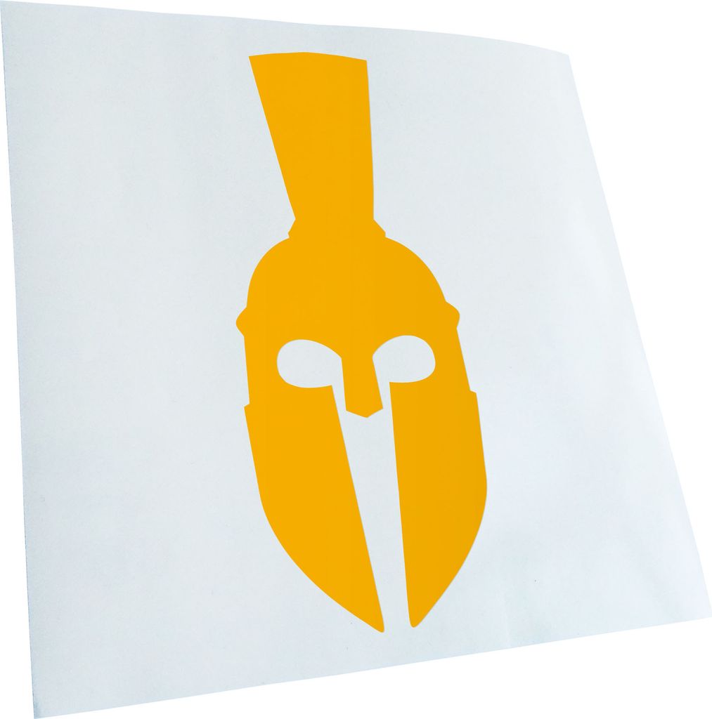 Kiwistar - Autoaufkleber - gelb - 60 x 27 cm - Spartaner Kamm - Heckscheibenaufkleber - Aufkleber für Auto Kfz Fahrrad, LKW, Truck Mofa