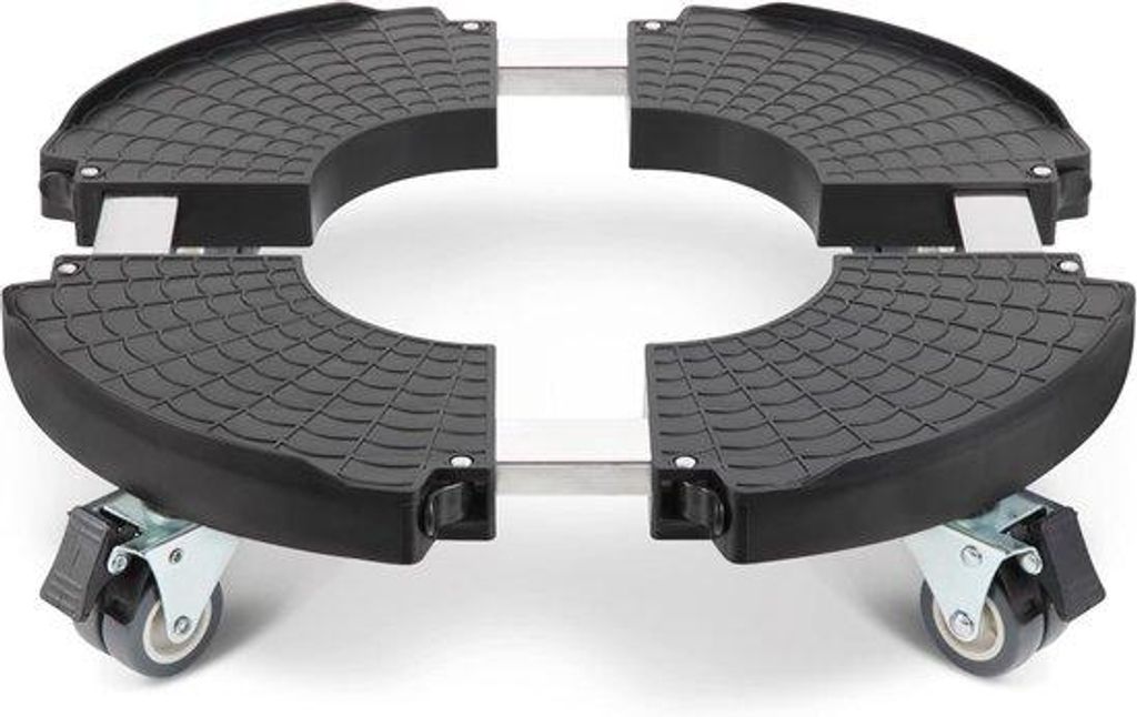 Verstellbares Plattformwagen 200kg schwarz Ø40-54cm