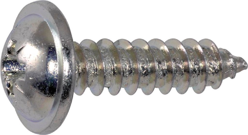DIN968C 3.5x 16 Phillips Kreuzschlitz verzinkt Blechschraube mit Bund