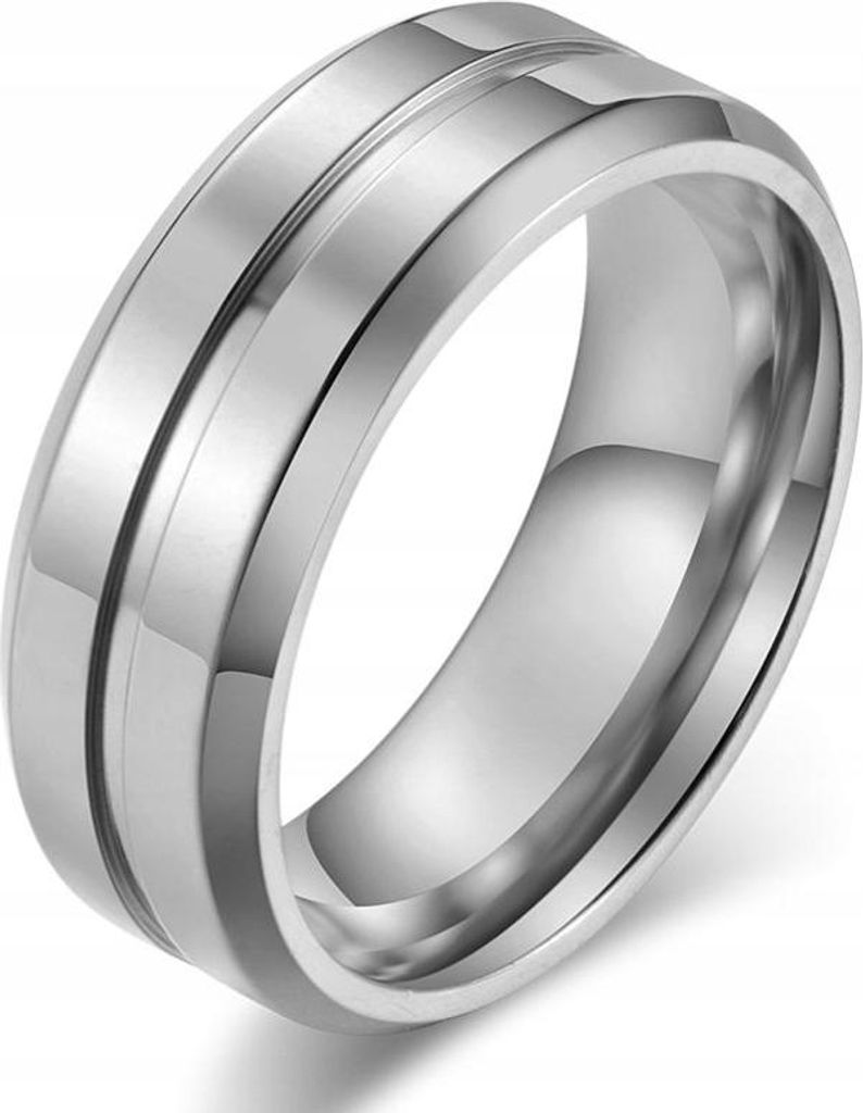 EHERING SILBER STAHL SCHMUCK 316L Größe 22 EU22 US10