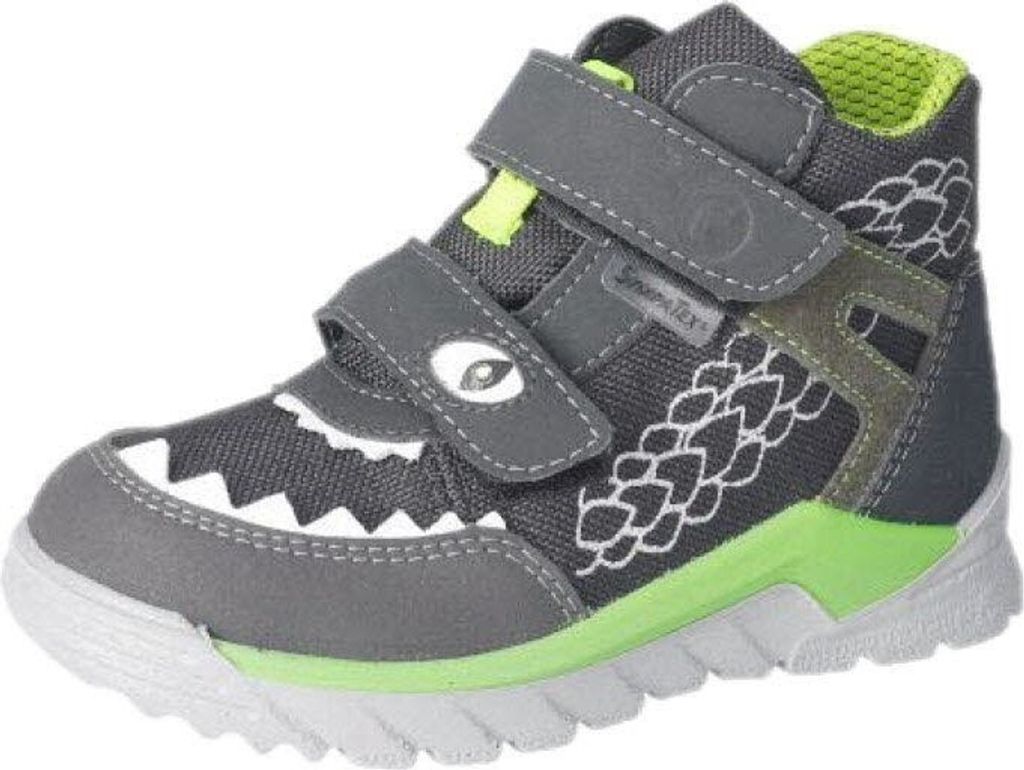 RICOSTA die drachenstarken Boots LUGAS von PEPINO sind ein Hingucker HighTech/Textil Klettverschluss Textilfutter Jungen grigio/carbon Grau Drachen...