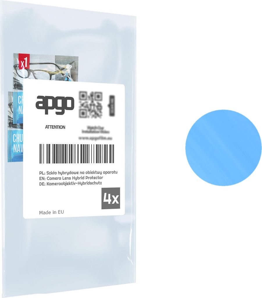 apgo 4 Stück Linsenschutz Kamera Schutzglas für Google Pixel 2 Kameraschutz, 9H Kameraobjektiv Camera Lens Protector