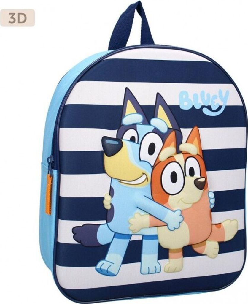 Plecak przedszkolny 3D Bluey blue Zdjęcie produktu 1
