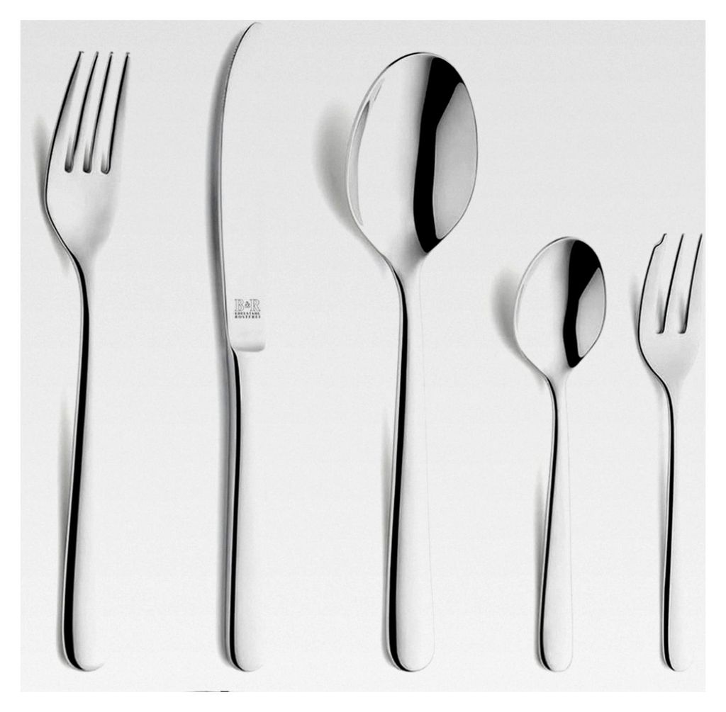 Besteckset 60-teilig LUNA | Spülmaschinengeeignet | Hochglanzpoliert | Essbesteck für 12 Personen