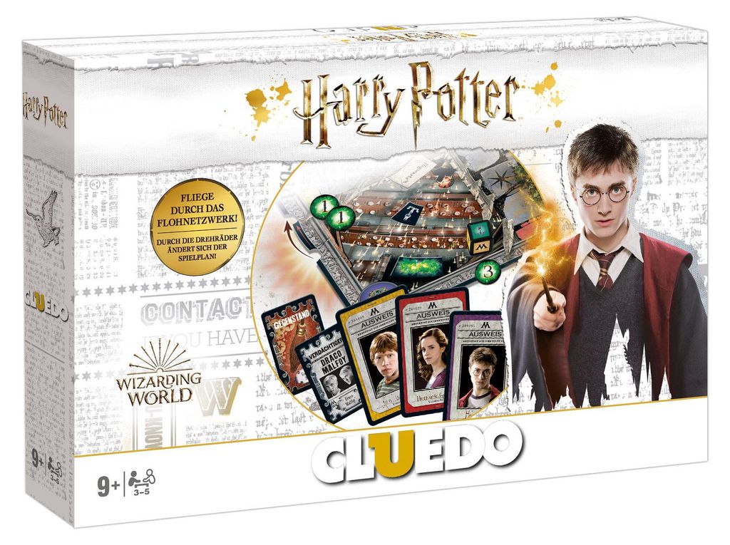 Cluedo Harry Potter Brettspiel Gesellschaftsspiel Edition Produktbild 