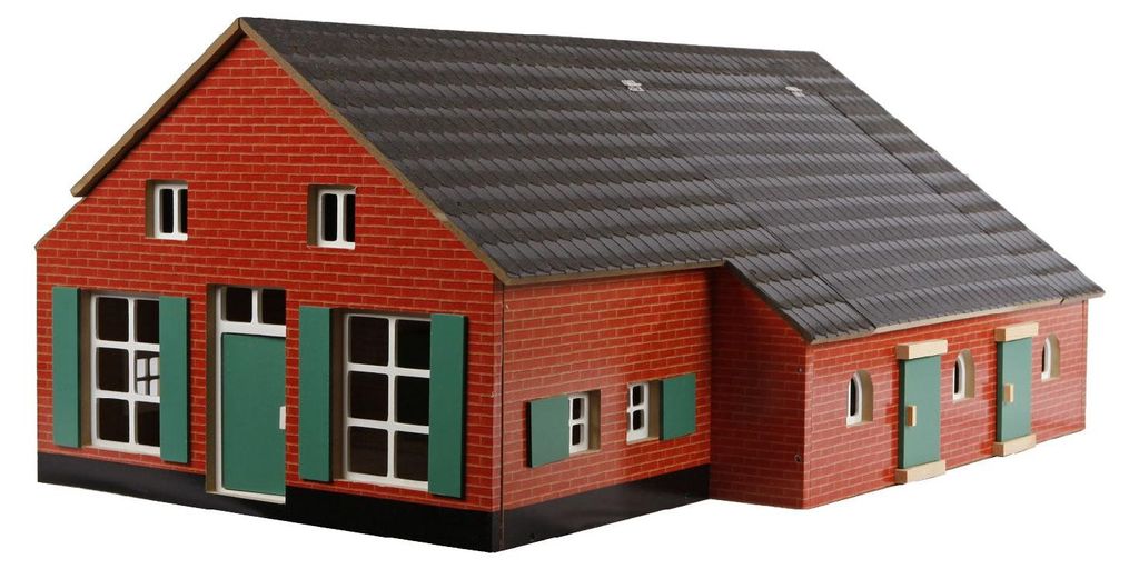 KidsGlobe Viehstall mit Bauernhaus aus Holz, Maße Immagine del prodotto 