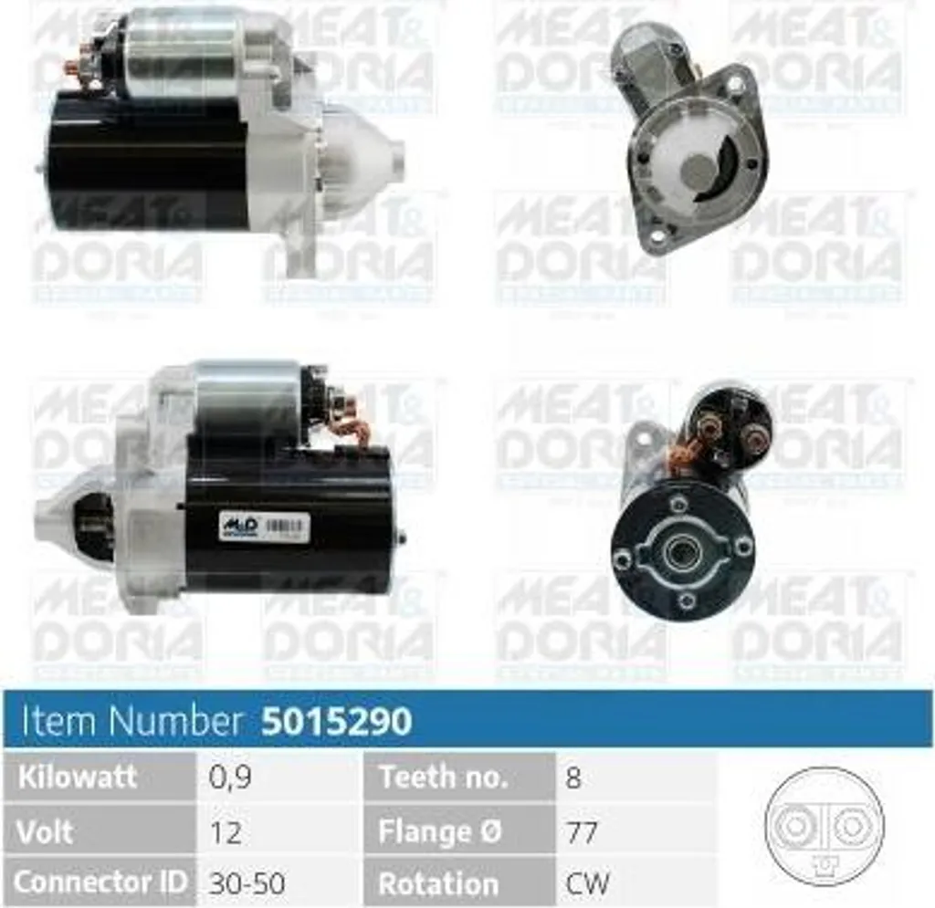 Moteur de démarreur auto pour Hyundai Accent, Matrix & Kia Cerato