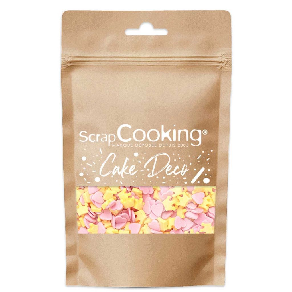 „Dose mit Zuckerdekorationen Prinzessin“ 55 g – Carambelle – LD