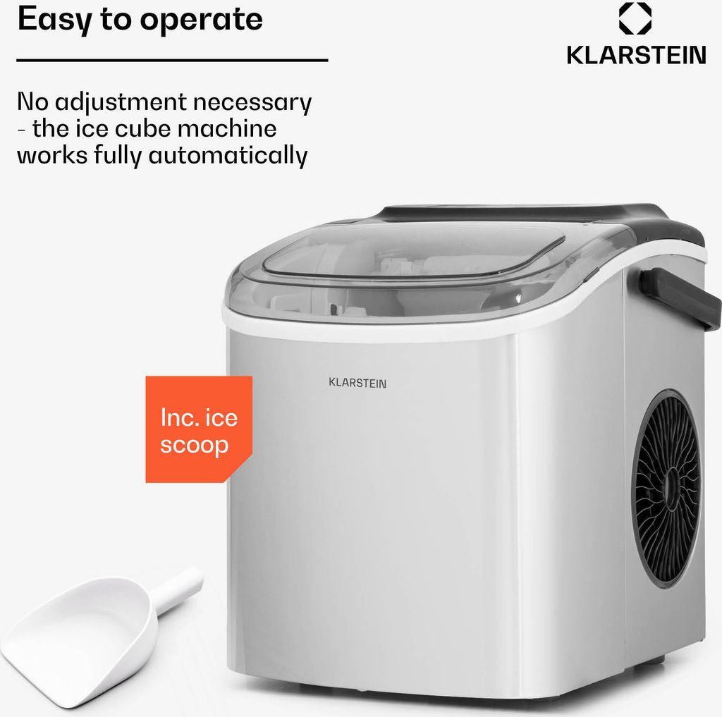 Klarstein stroj na výrobu ľadových kociek pre domácnosť, Obrázok produktu 4