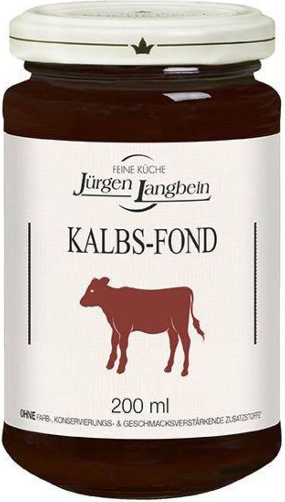 Bulion cielęcy Jürgen Langbein, 200 ml Zdjęcie produktu 