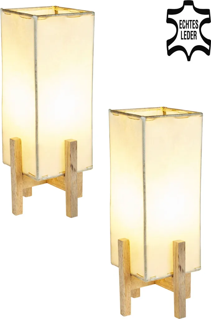 Coppia di Sedie Janka Legno Naturale Struttura Marrone - Promo