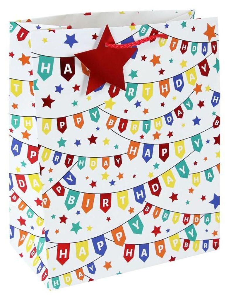Clairefontaine Geschenktüte "Happy Birthday" klein