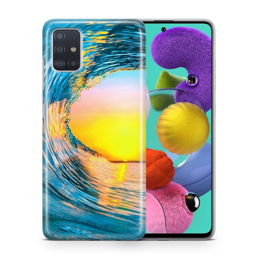 Handyhülle Schutzhülle für Xiaomi Mi Note 10 Pro Case Cover Tasche Bumper Etuis TPU, Modell:Xiaomi Mi Note 10 Pro, Motiv auswählen:Welle