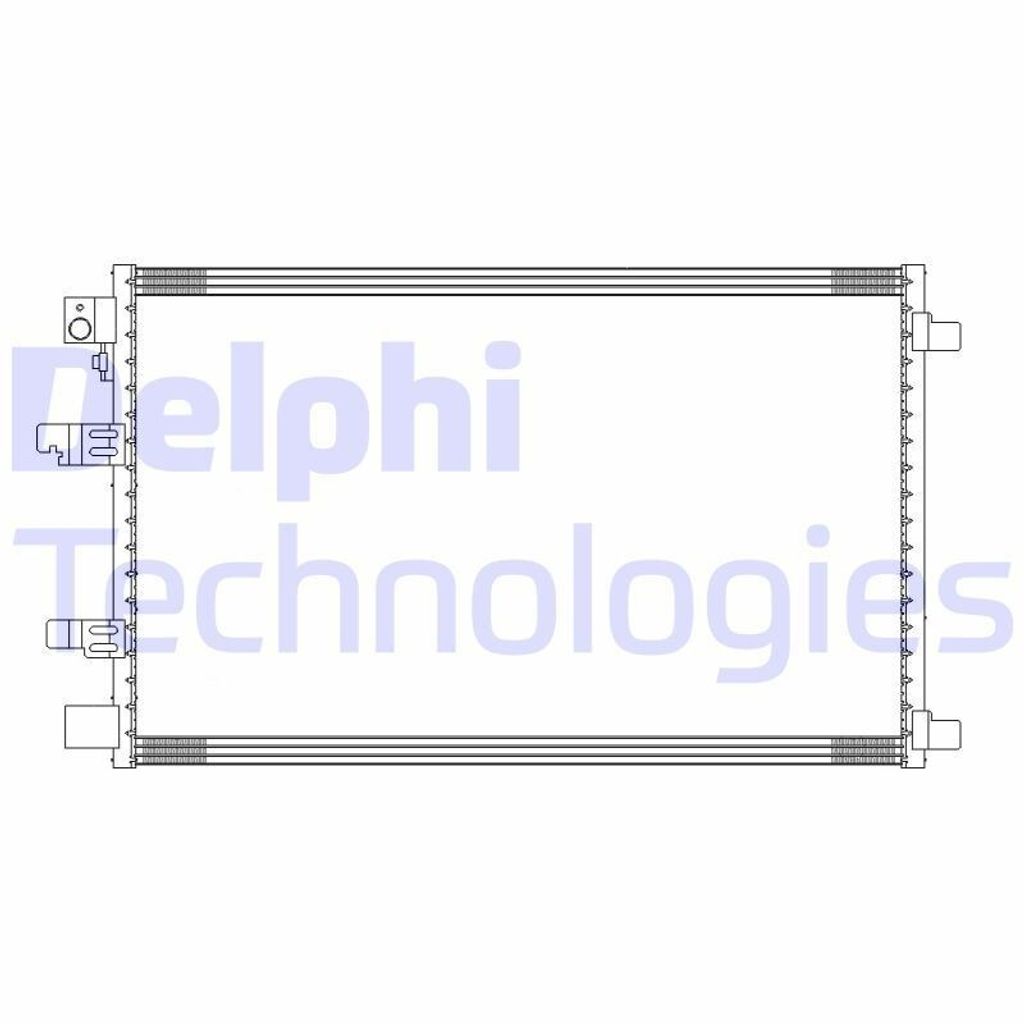 DELPHI CF20310 Kondensator Klimaanlage für NISSAN Qashqai / Qashqai +2 I (J10, NJ10) +Trockner