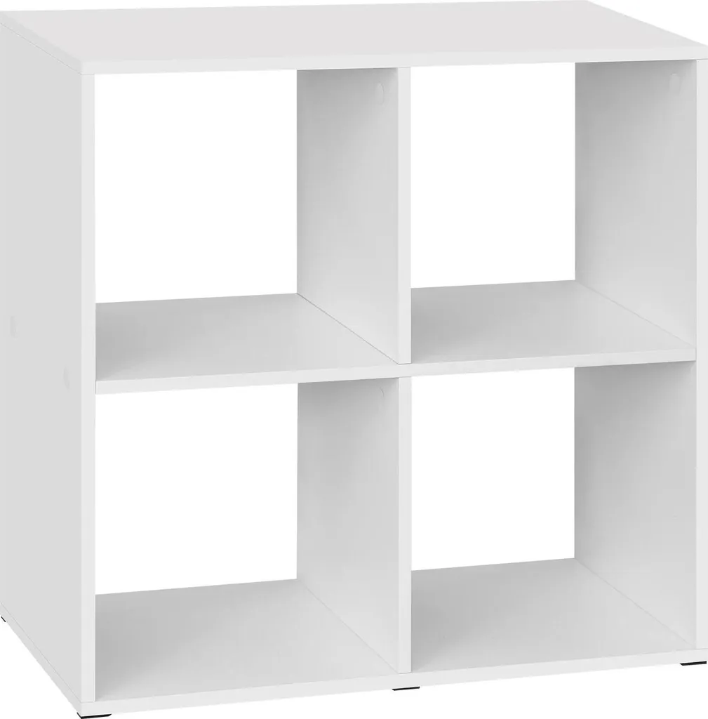 Étagère blanche stable et robuste pour organiser vos petits espaces 60cm