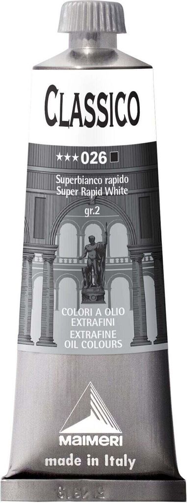 Maimeri Classico Farba olejna Super Rapid White 60 ml 1 Zdjęcie produktu 
