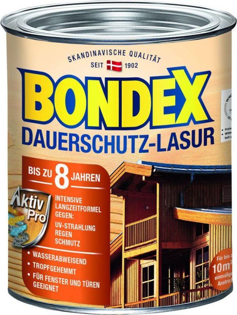Bondex Dauerschutz-Lasur Tannengrün 0,75 l - 329910 Produktbild 