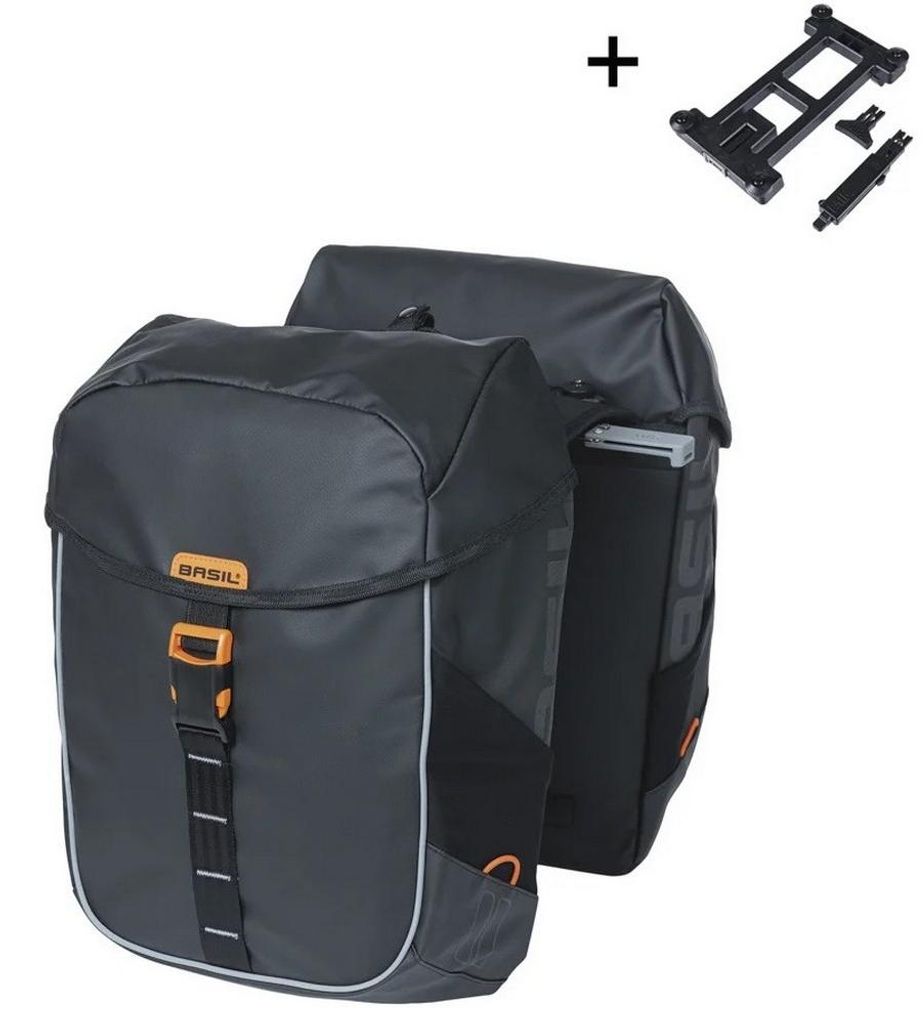Doppelte Fahrradtasche Basil Miles Tarpaulin MIK 34 Liter Obrázok produktu 