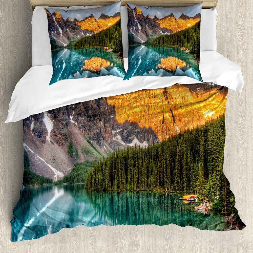 Copripiumino ABAKUHAUS 200x200 Canadian Moraine Lake Anallergico