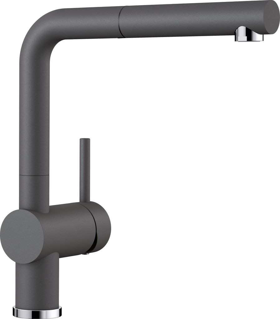 BLANCO LINUS-S, Grau, Hebelgriffe, Einzelbild, Keramik, Produktbild 