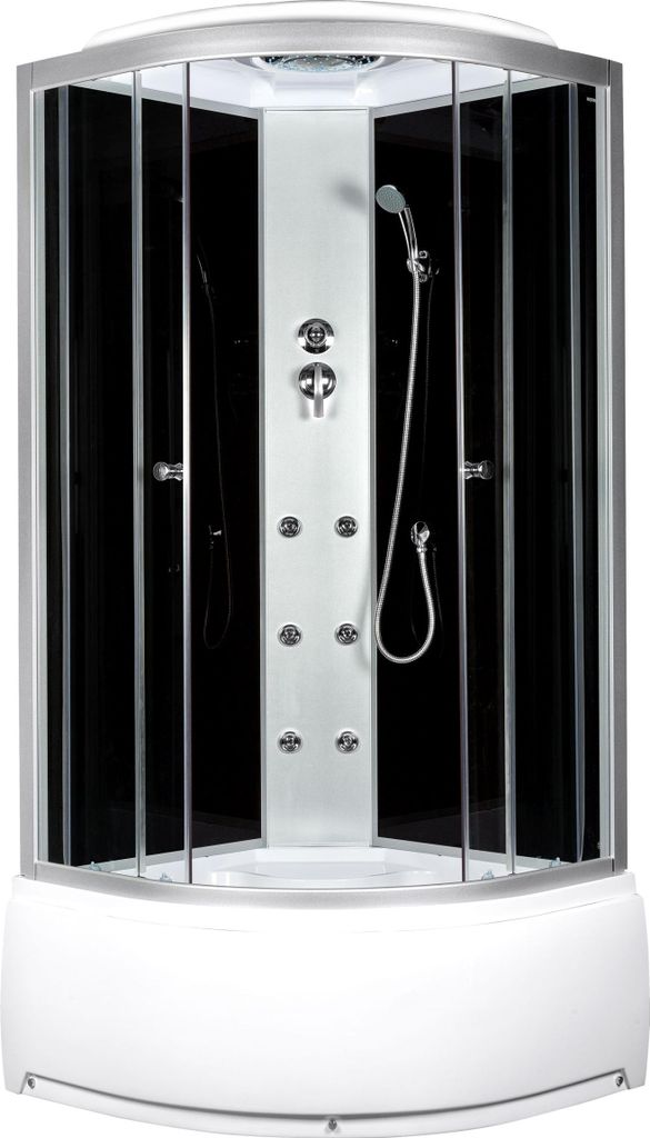 Kerra Hydromassagekabine Presto 91x91 cm mit Duschwanne