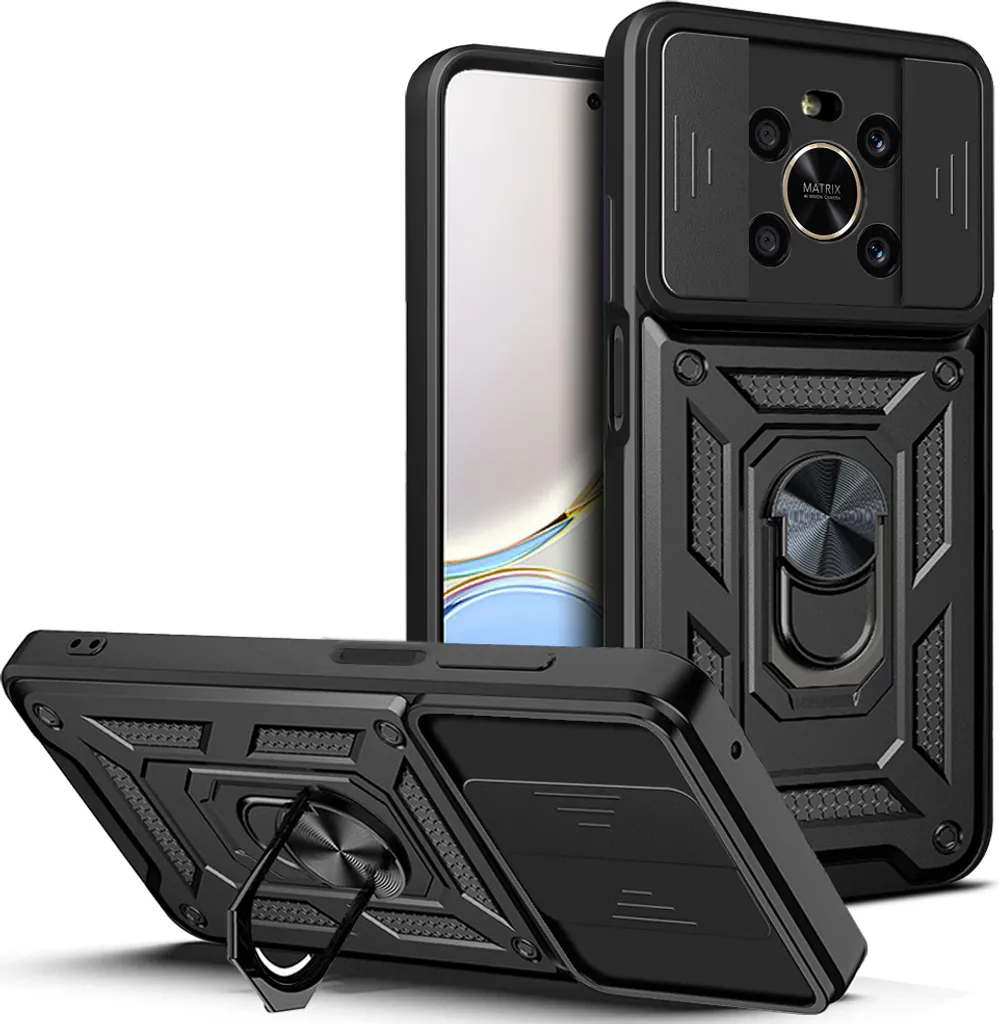 Cover Honor X9 4G/5G Military Grade - Protezione Fotocamera e Supporto