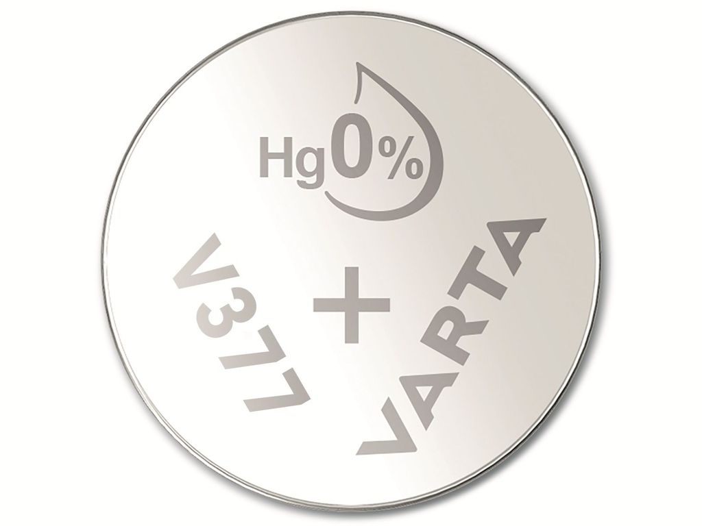 Knopfzelle Uhr Batterie Uhrenbatterie Varta V377 SR66 Produktbild 7