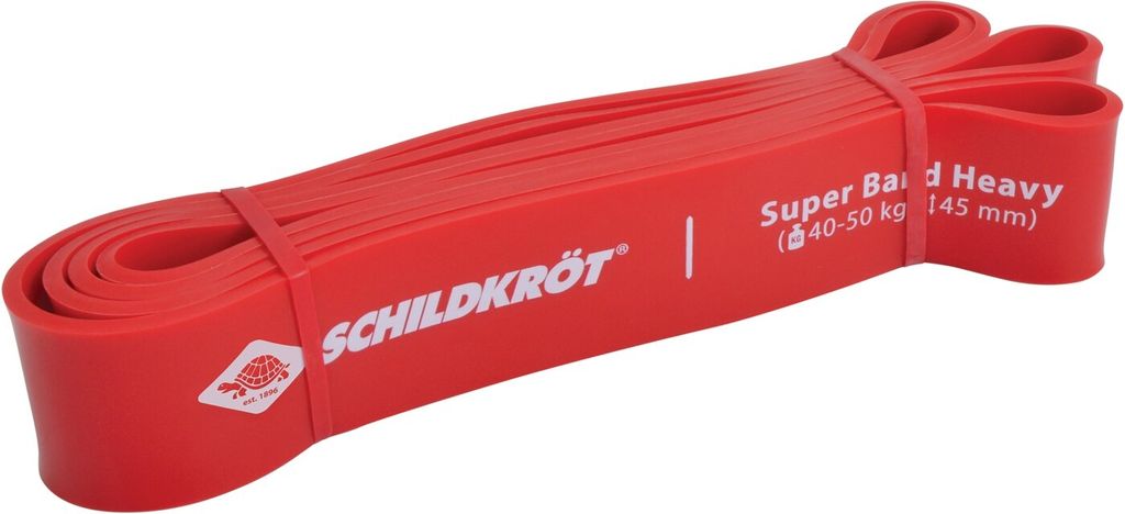 SUPER BAND Heavy 45mm red, 1 Widerstandsband, in 4C Box