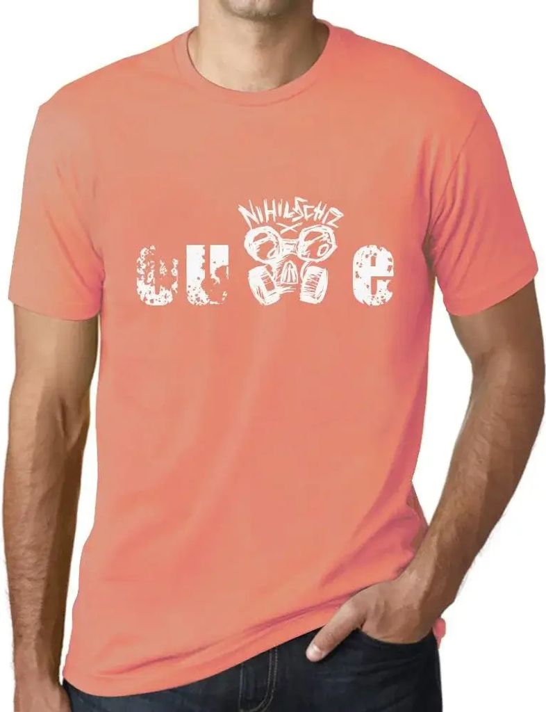 Herren Grafik T-Shirt Nihilsha Öko-Verantwortlich Vintage Jahrgang Kurzarm Lustige Druck Geburtstag Geschenk Mann