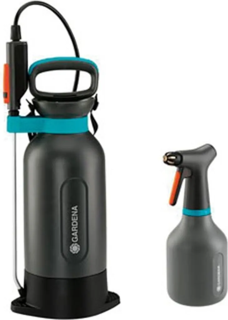 GARDENA 11134-30 Pulvérisateur à main Comfort noir et gris de 1,25 L