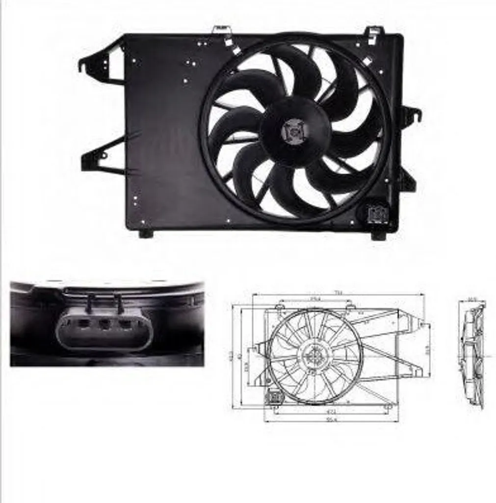 Ventilateur moteur pour Ford Mondeo II et III - Rechange OE 1014416