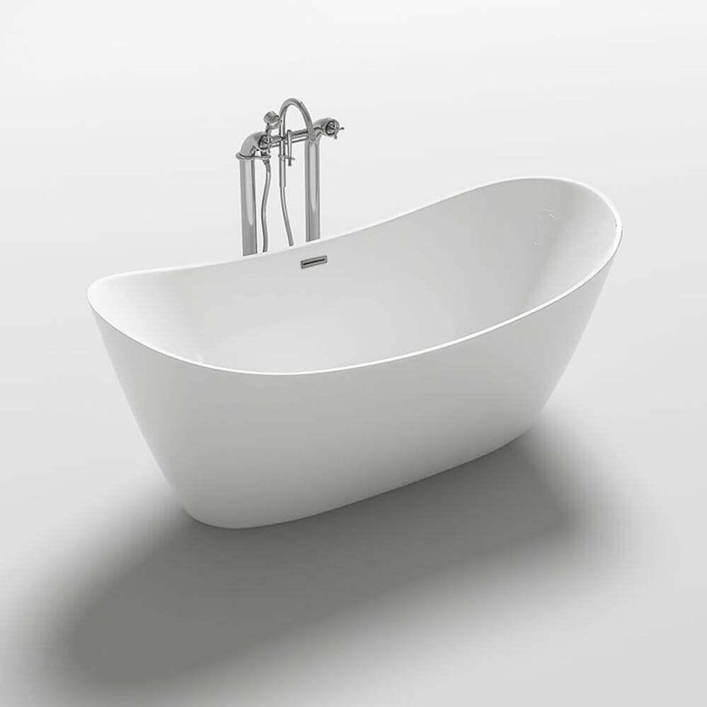 Freistehende Badewanne Ovalo 170 x 80 x 72 cm Produktbild 